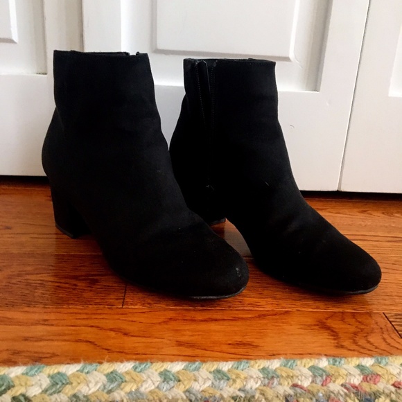 Black Heeled Booties - Picture 1 of 5